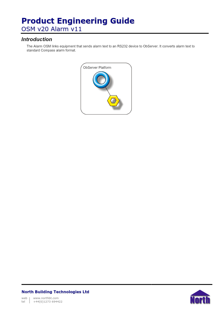 Preview thumbnail of page 1 of the Alarm Engineering Guide PDF document.